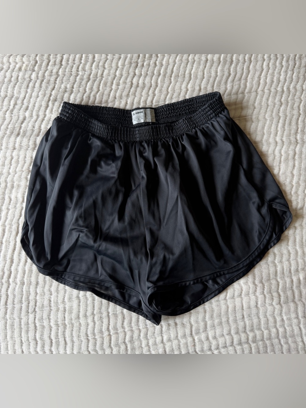 Soffe Black Silkies Ranger Panty Running Shorts